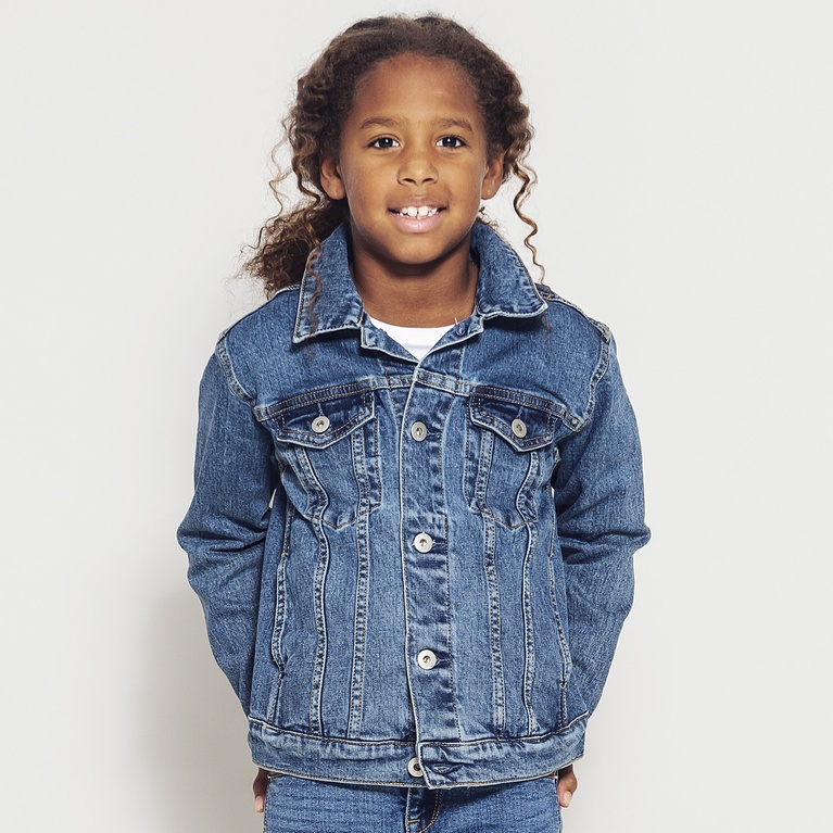 Jeansjacka "Borrow star"